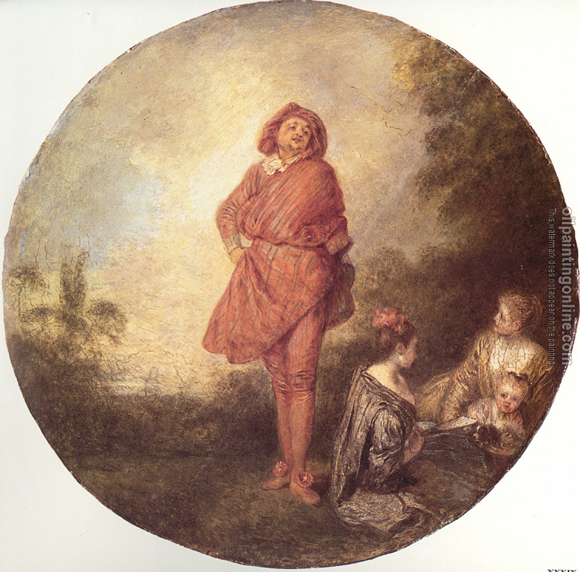 Watteau, Jean-Antoine - The Proud One